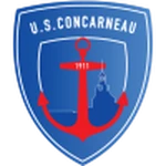 This is Away Team logo: Concarneau